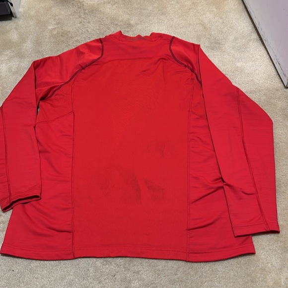 Nike Pro * HYPERWARM* Red Athletic Shirt XL - Picture 5 of 5